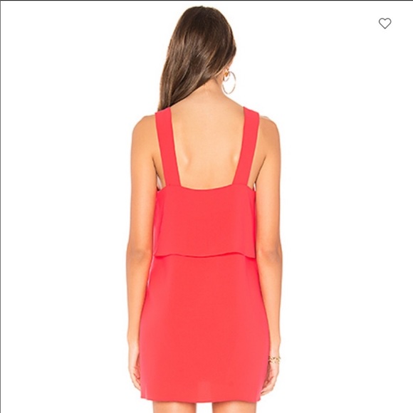 Amanda Uprichard Mini Dress Electric Red - Picture 2 of 5